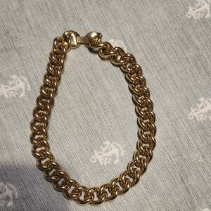 Gold Chunky Chain Necklace Used